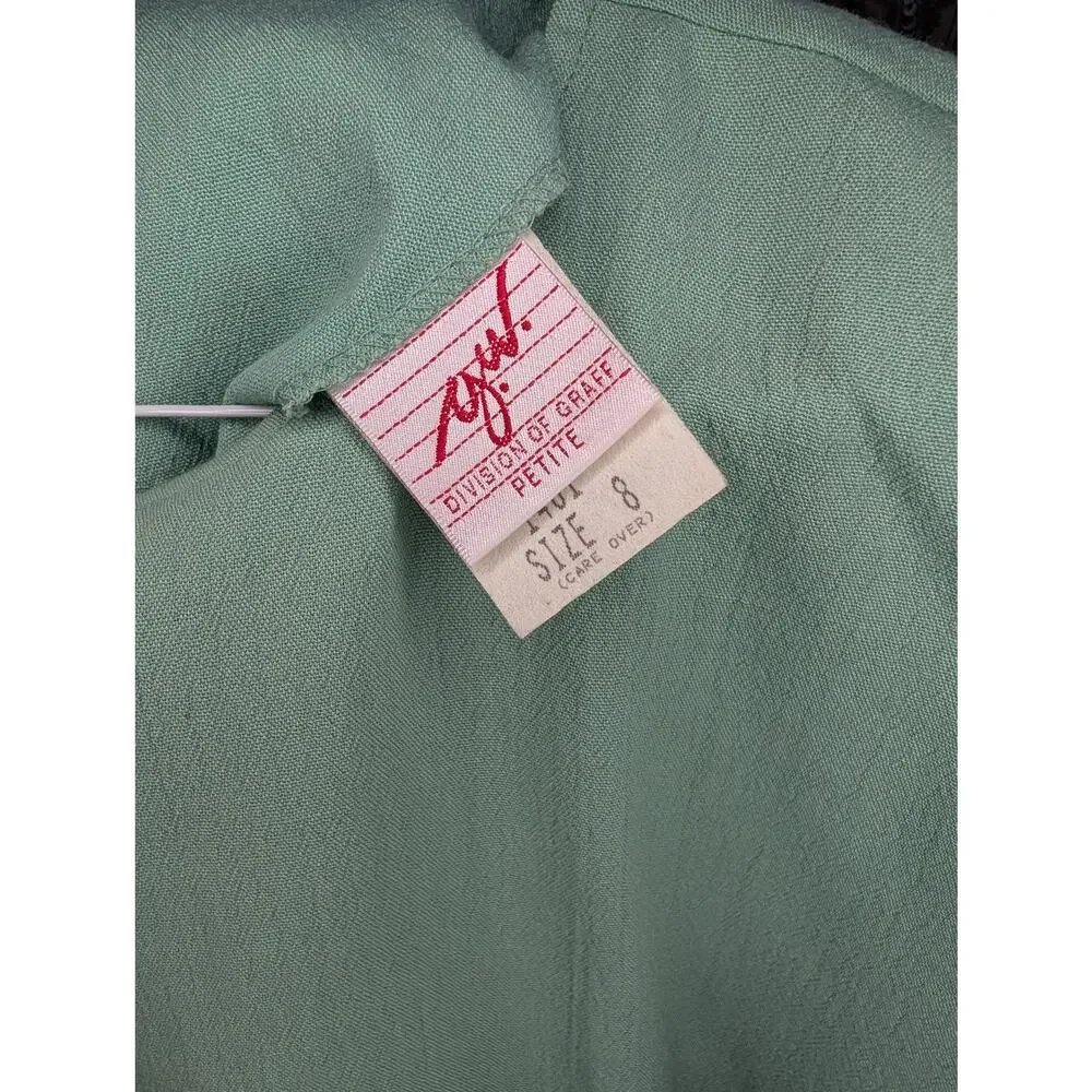 Vintage mint top and blazer